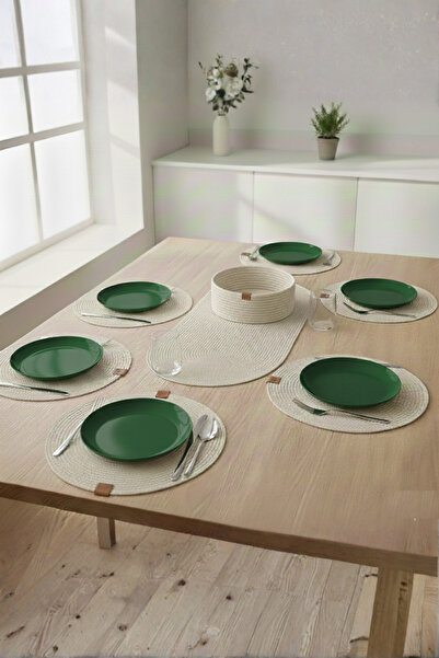 MoMMe American Style Supla Knitted Wicker Bamboo Serving Set