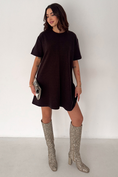 Noa&Noa Rochie scurtă damă, croială lejeră – Soft Line