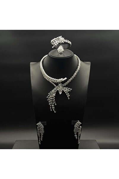 Generic طقم زيركون نسائي أنيق – تصميم راقٍ لإطلالة مميزة -ABH-7131M