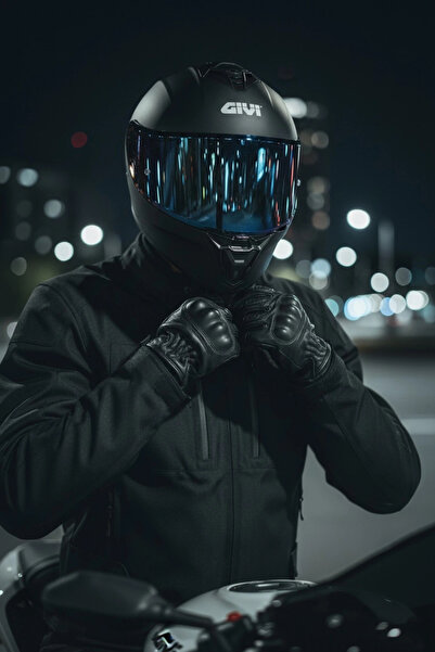 Givi 50.X Mat Siyah / 1 Renkli 1 Şeffaf Vizörlü Motosiklet Kask