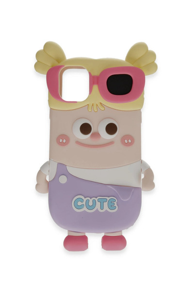 sidens store حافظة متوافقة مع هاتف iPhone 13-14-15 Pro Max بنمط سيليكون شخصية...