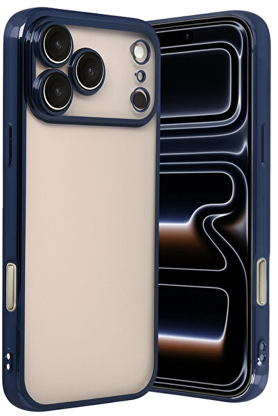 NewFace Lvsqvr Apple iPhone 17 Pro Max Lens Silicone (231031) - Navy Blue