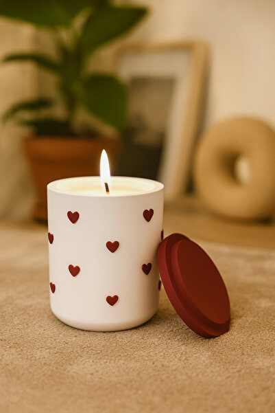 Mios Home Kalpli Kapaklı Mum - Dekoratif & Hediyelik Mum