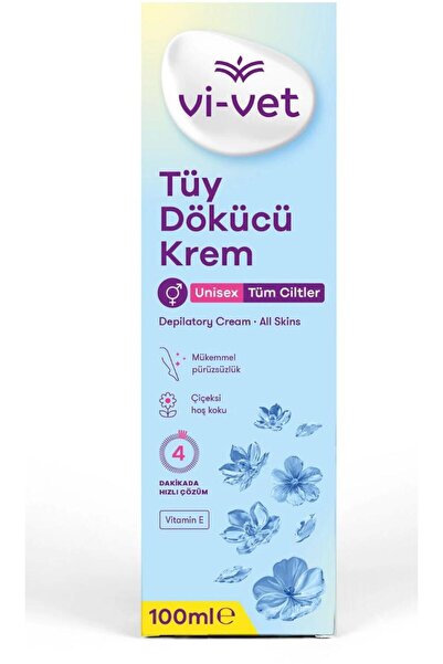Vi-vet Depilatory Cream Unisex All Skin 100ml