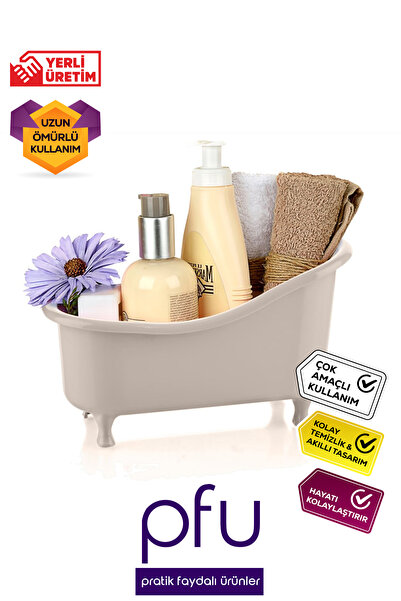 PFU Pratik Faydalı Ürünler Banyo Düzenleyici Küvet | Dekoratif Mini Küvet | S...