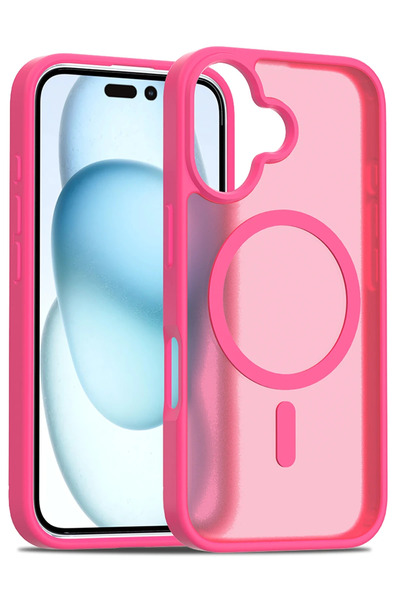 Joko غطاء LVSQVR لهاتف آيفون 16 بلس مع تقنية ماج سيف (230234) - وردي