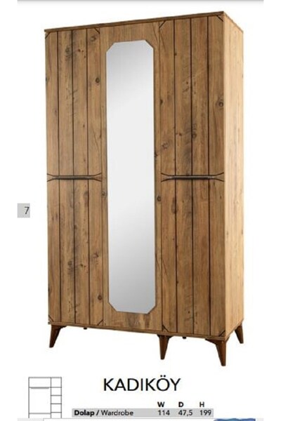 AYDINEV KADIKÖY 3 KAPILI DOLAP