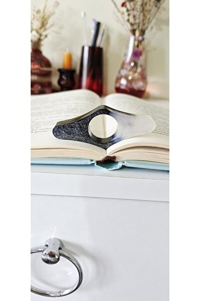 pınaxar Εποξειδικό δαχτυλίδι ανάγνωσης με θήκη σελίδων Μαύρο Λευκό - Ελάχιστη...