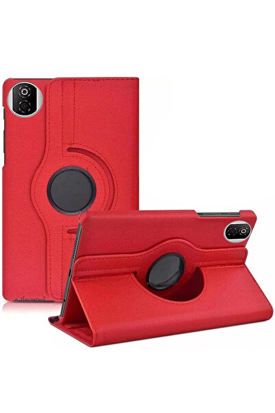 NewFace Lvsqvr Huawei Honor Pad X7 360 Tablet Leather Case (230301) - Red
