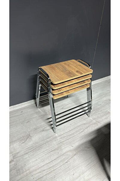 Nokta Sehpa Home TEPSİ 4LÜ ZİGON SEHPA