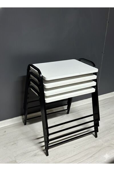 Nokta Sehpa Home TEPSİ 4LÜ ZİGON SEHPA