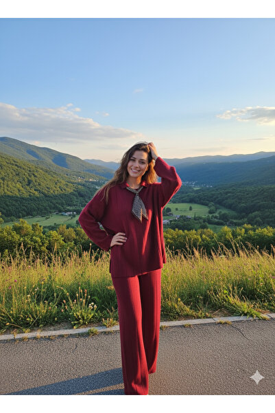 MODA Knitwear Suit Shirt Collar