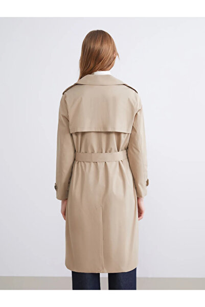 LC Waikiki Double Breasted Collar Women's Trench Coat