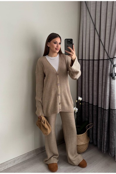 Miasista V Yaka Kaşkorse Triko Takım