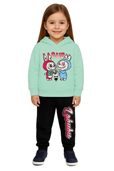 SEDİRLİ Labubu με τύπωμα Παιδικό Σετ Αθλητική Φόρμα 3 Νήματα Σετ επένδυση fle...