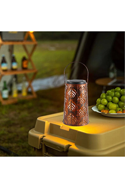 HAMER Solar-powered hanging lantern decorative lighting for gardens
