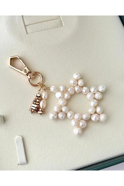 eyla collection Real Pearl Bag Ornament & Keychain – Vip Exclusive Stylish Gift