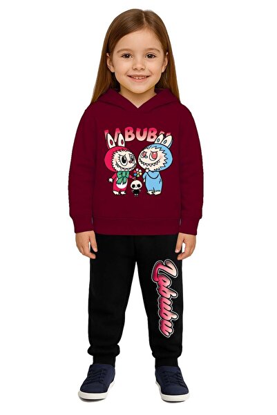 SEDİRLİ Labubu με τύπωμα Παιδικό Σετ Αθλητική Φόρμα 3 Νήματα Σετ επένδυση fle...