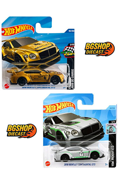 HOT WHEELS 2025 Case- 2018 Bentley Continental GT3 - 2023 Case- 2018 Bentley ...
