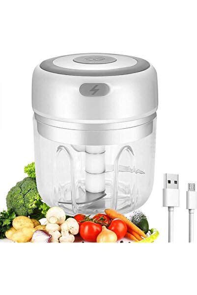 Promass Rechargeable Mini Food Chopper, Portable 100ml Vegetable Blender, Food Processor Mincer for