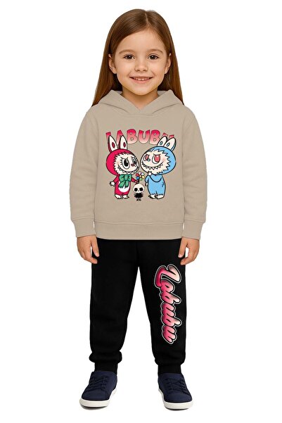 SEDİRLİ Labubu με τύπωμα Παιδικό Σετ Αθλητική Φόρμα 3 Νήματα Σετ επένδυση fle...