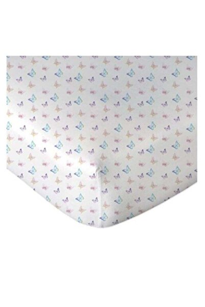 Pan Emirates Pan Home Flutter Fitted Sheet 90x200+25cm - White