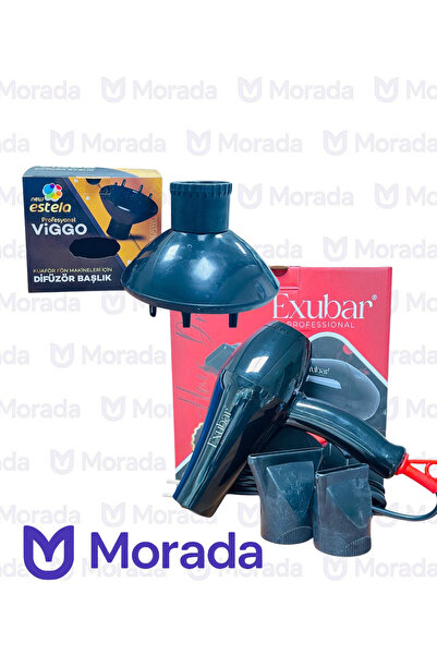new estela Exubar Professional Hair Dryer & Vigo Hair Dryer Nozzle for Barber...
