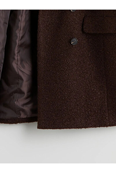 LC Waikiki decolteu petrecut în V supradimensionat Palton de damă din piele