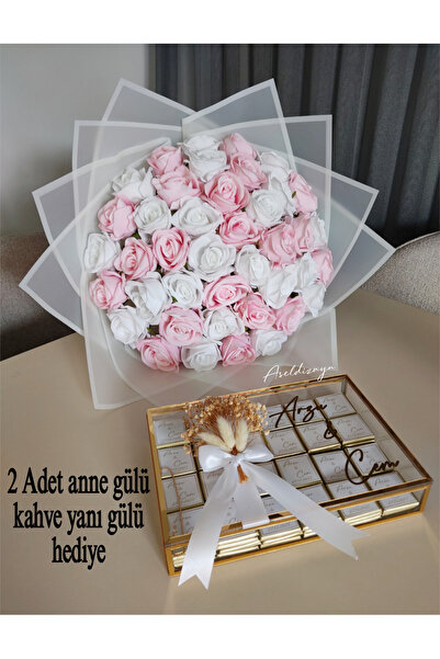 ASEL DİZAYN 41 Güllü Kız İsteme Çiçeği 80 Çikolata İsteme Söz Nişan Çikolatası