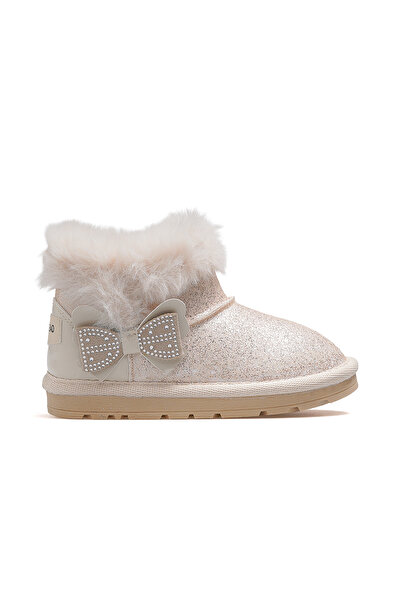 BUCKHEAD Cizme zilnice cu pene pentru fete Curly 25k Buck3061 Bej