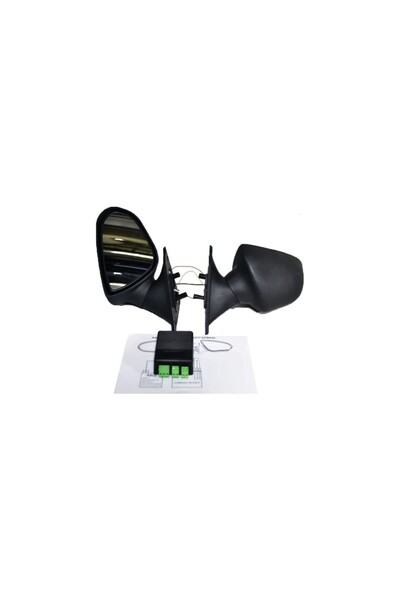 LIGHTNIX Yeni Nesil M3 Elektrikli Katlanır Yan Ayna Seti Tofaş Şahin Doğan Kartal Uyumlu Sağ Sol