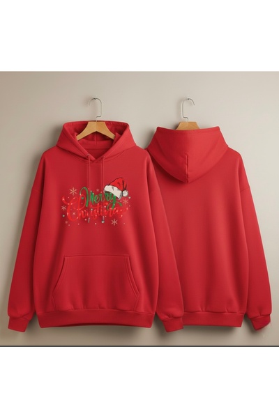 Tiny and Co سويت شيرت مطبوع بغطاء رأس مصنوع من القطن بنسبة 100% للجنسين بمناس...