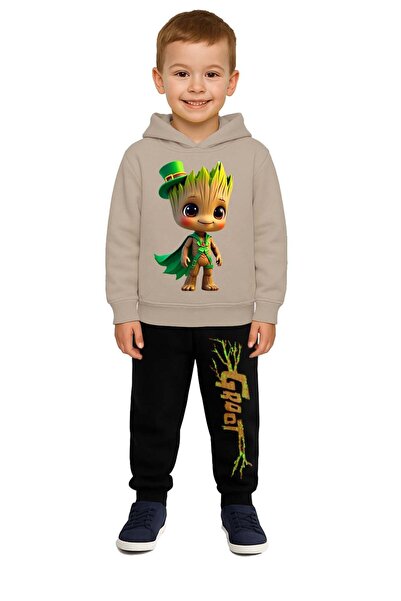 SEDİRLİ Groot cu imprimeu Set de trening pentru copii 3 fire Ş cu căptușeală ...