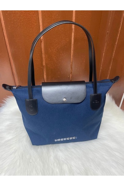 Nobrand Pânză geantă - Albastru Indigo