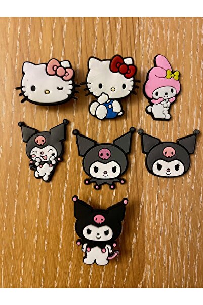 atölye karnaval Hello Kitty Melodi Kuromi jibbitz Terlik Süsü 7ad