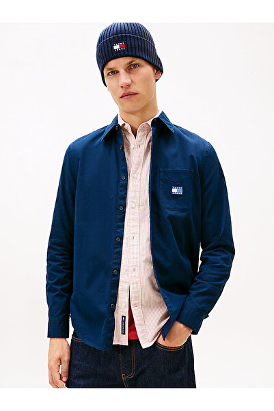 Tommy Hilfiger Erkek TJM Yıkanmış Twill Gömlek