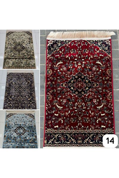 FABRIC سجادة بنقوش إسلامية تقليدية متوفرة بألوان متنوعة بمقاس $70 \times 110$...