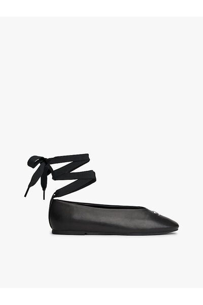 Tommy Hilfiger TJW Bağcıklı Balerin Ayakkabı