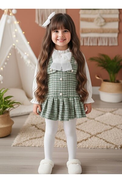 Tinypeople cămașă pentru fetiță costum jile costum elegant costum festiv rochie pentru copii