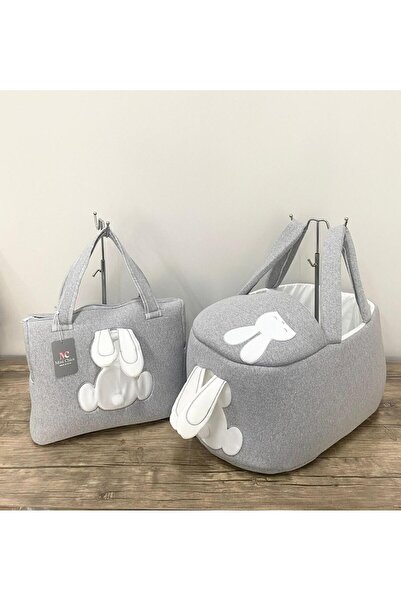 İLALKİDS Eared Rabbit Baby Carrying Bag Mommy Bag Baby Swaddle