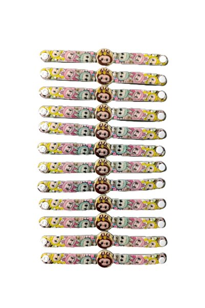 şahane parti 12 قطعة من الأساور المزخرفة بتصميم لابوبو