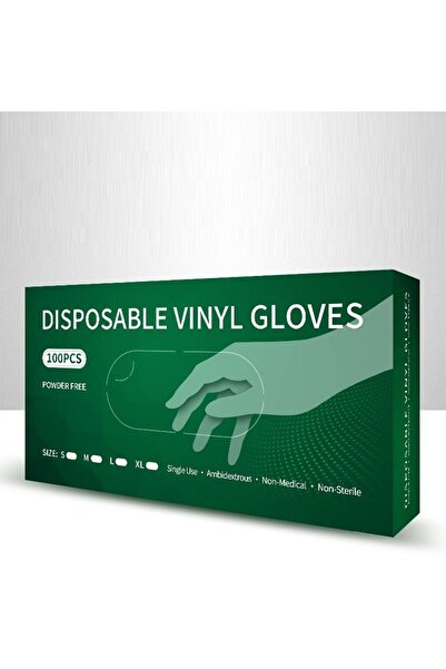 Generic Disposable Transparent PVC Gloves â€“ 100 Pieces â€“ Food Grade â€“ XL Size