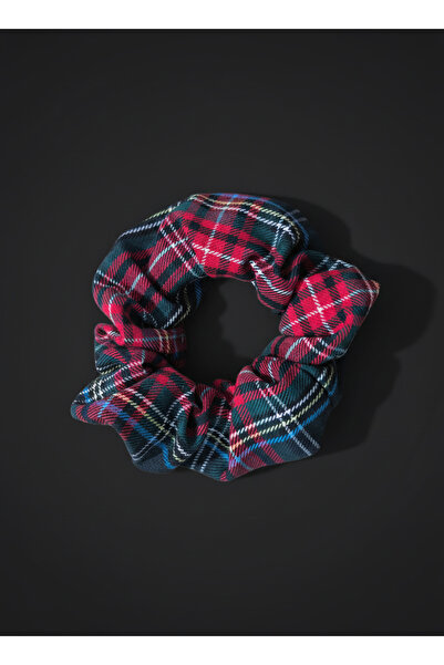 Patiset Navy Blue Plaid Women's Hair Clip – Scottish Fabric for Mother/Paw Co...