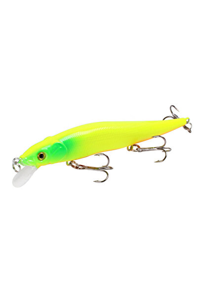 Choice طعم صناعي بلاستيكي أصفر فاتح، قطعة واحدة، 4.52 بوصة/0.49 أونصة، طعم صل...