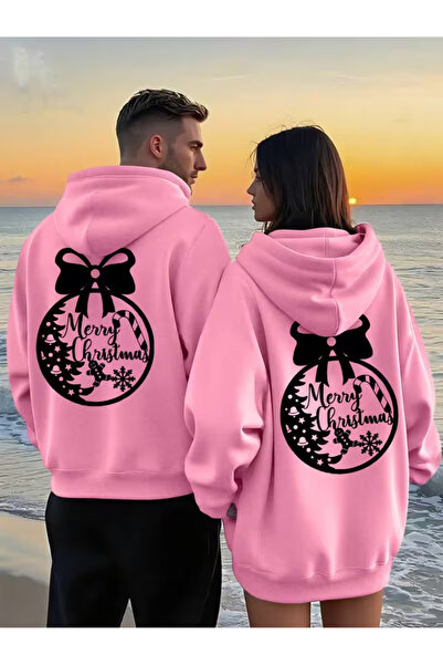 NEVERMIND Hanorac combinat pentru iubitori de Anul Nou Crăciun Fericit cu imp...