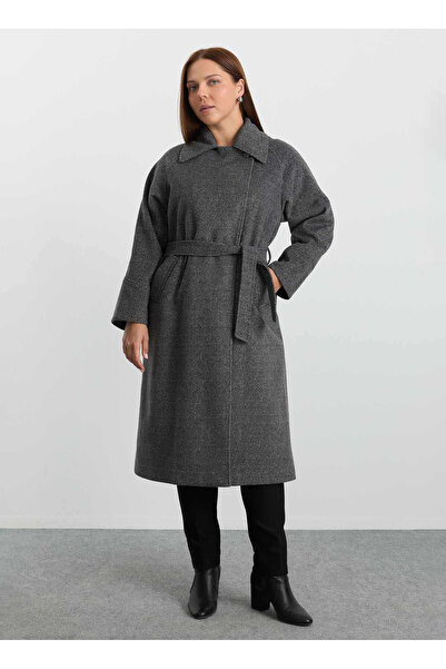 Selen Antrasit Kadın Kaban 25KSL9555