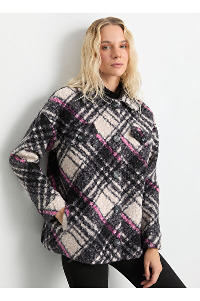 Selen Fuşya Kadın Kaban 25KSL9502