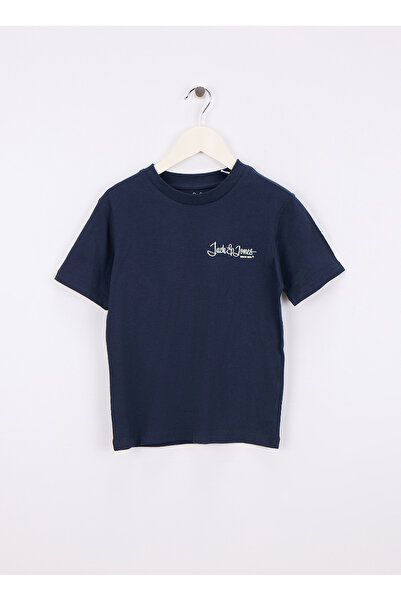 Jack & Jones Baskılı Lacivert Erkek Çocuk T-Shirt 12279666