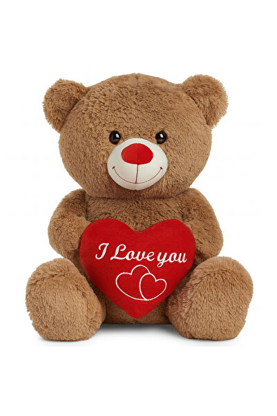 Intrio Peluş Kalpli Ayıcık 60 cm | Yumuşak Oyuncak
