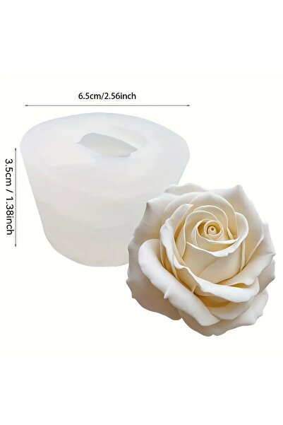 Choice25 قالب سيليكون ثلاثي الأبعاد على شكل وردة من YYMG لتزيين الكيك والفوند...